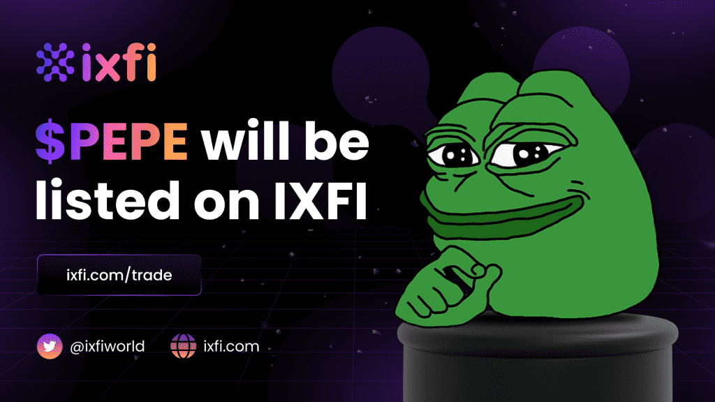 IXFI Listing PEPE listing